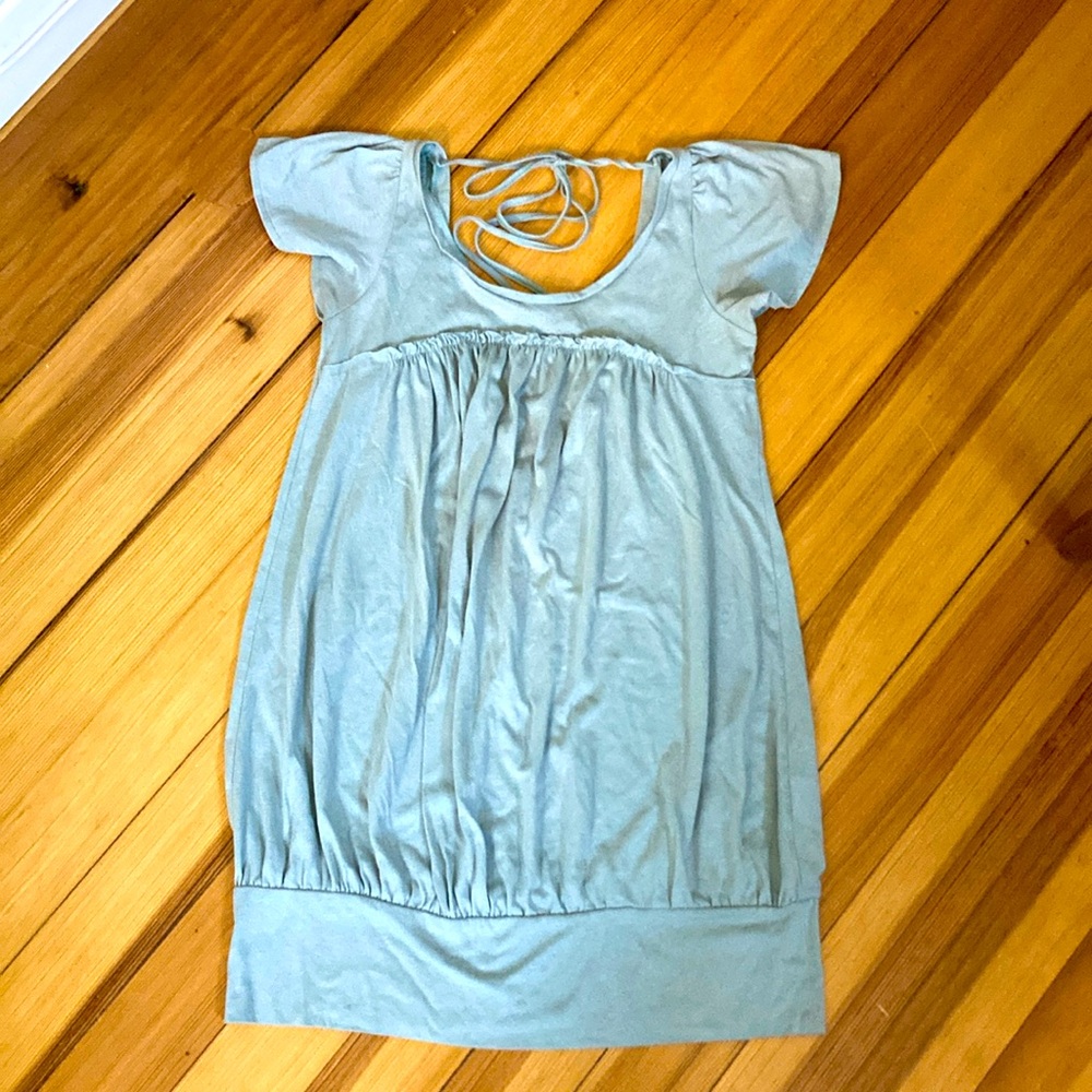 Sea foam green bubble dress
